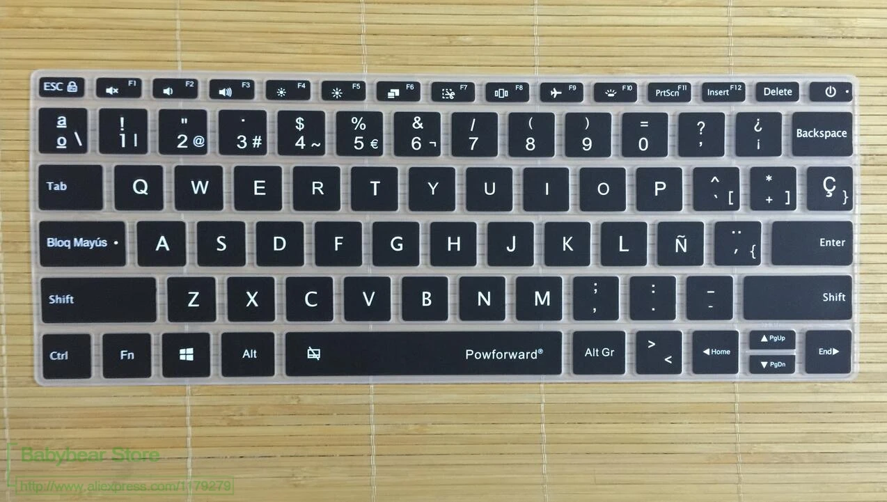 Силиконовый чехол для ноутбука с испанской клавиатурой Xiaomi Mi Notebook Air 13 3 12 5 Pro 15 6