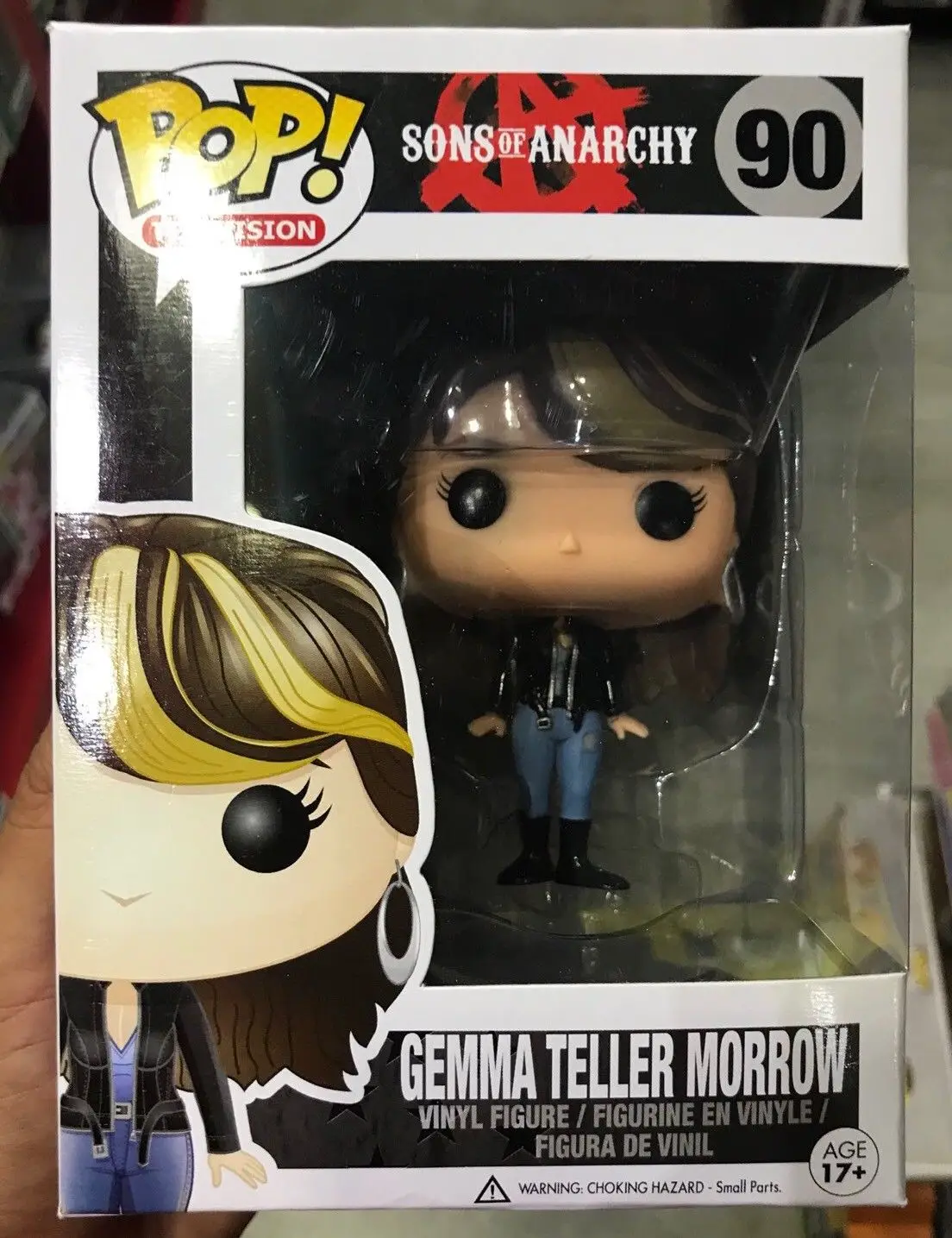 Официальный Funko pop Sons Of anarchia-Gemma Teller Morrow#90 Виниловая фигурка Коллекционная модель игрушки с оригинальной коробкой