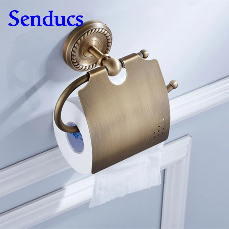Бесплатная доставка Высокое качество античный рулонный бумажный держатель с