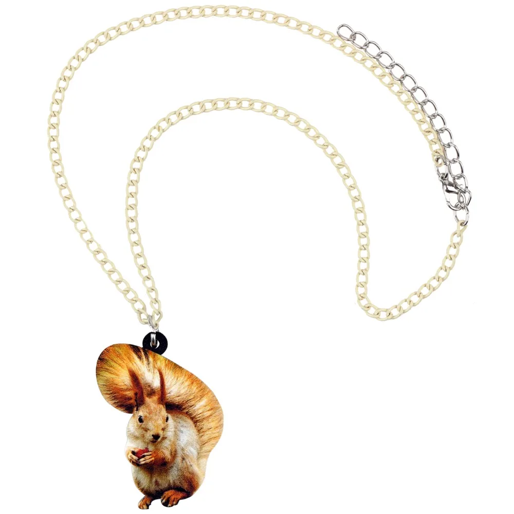 WEVENI акриловая Милая Золотая подвеска в виде звеньев женская бижутерия украшения