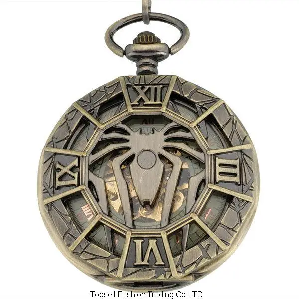 2015 Лидер продаж Новый Ретро Винтаж Классический Бронзовый Человек паук полые