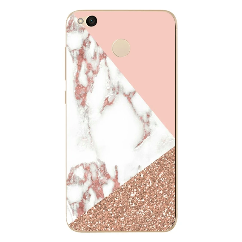 Soft Phone Case For Xiaomi Redmi 4X Note 4 4A TPU Colorful Marbling Leaf Painted Silicone Mi A1 Pro D072 |