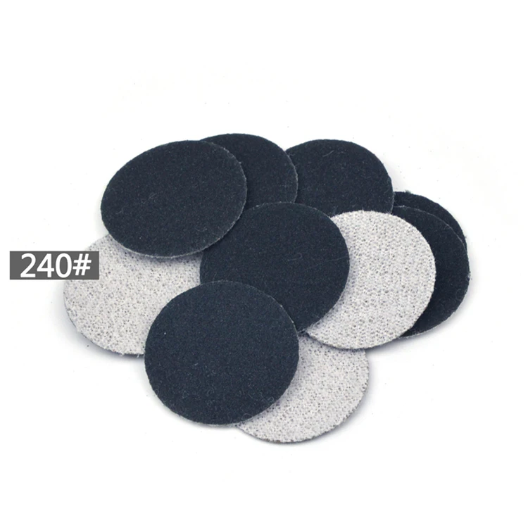 POLIWELL 50 шт. 1 дюймовый шлифовальный круг 1000/3000/5000 шлифовальные диски водонепроницаемый Флокирование абразивной наждачной бумаги для небольшой площади тонкой полировки