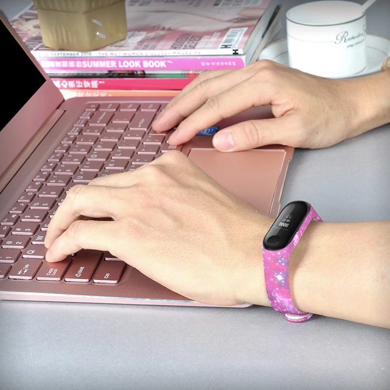 10 шт./упак. спортивный силиконовый ремешок для xiaomi mi band 3 Аксессуары Красочный наручный ремешок браслет для mi band 3 ремешок для часов