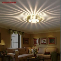 creative led ceiling light fixtures modern indoor colorful decorative lamp wall hall walkway porch 1w aluminum sconce