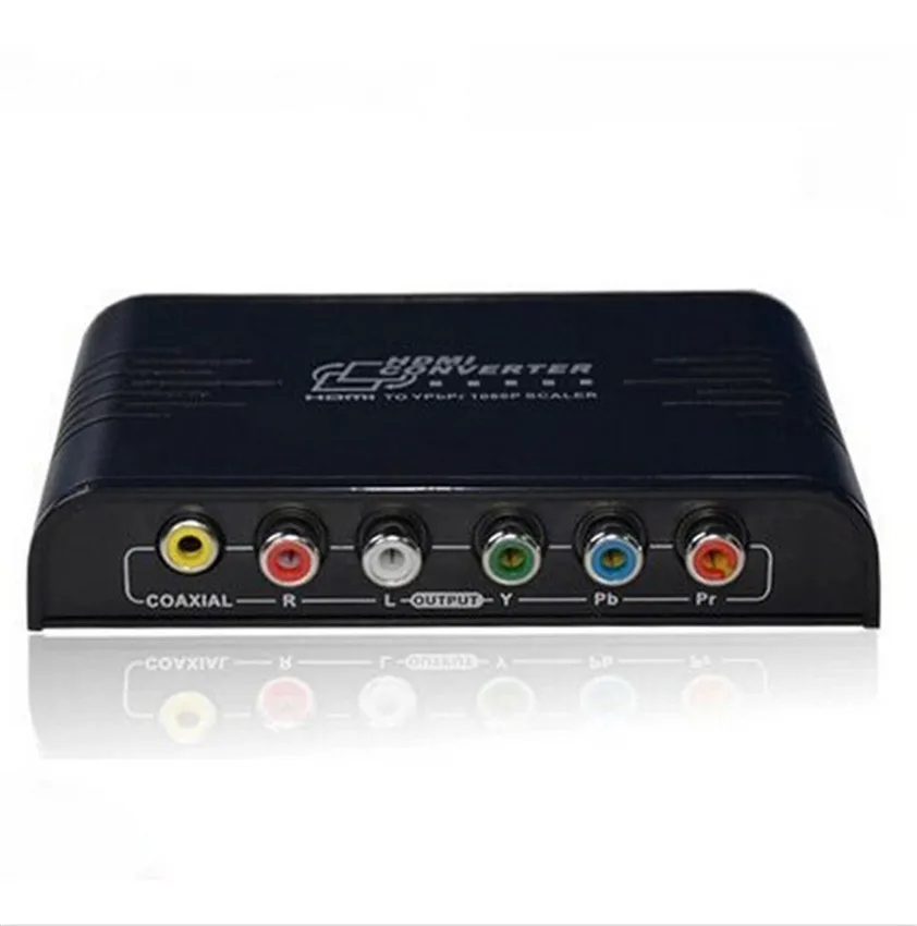 Преобразователь скалер с HDMI на 1080P Video YPbPr поддержкой коаксиального аудио выхода