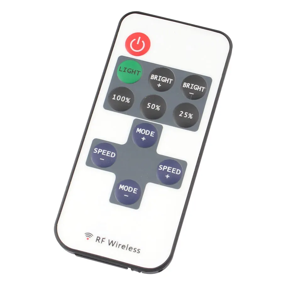 DC 12V RF пульт дистанционного управления 11key мини Беспроводной контроллер Диммер