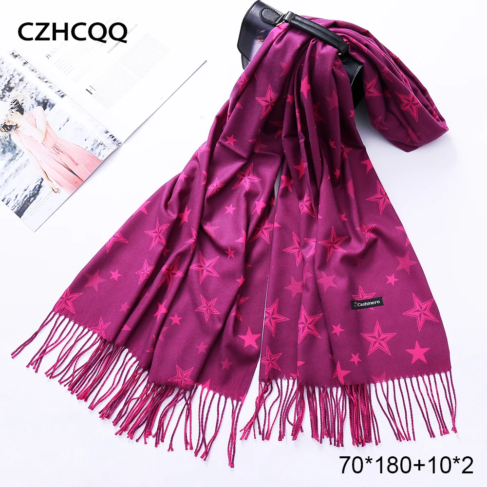 

Winter Scarf Cashmere Women Wool Foulard Bandana Kerchief Trumpet Sjaals Voor Dames Plaid Poncho Women Scarf For Ladies