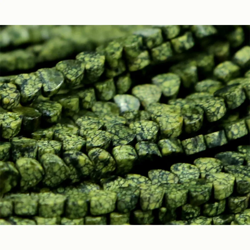 Оптовые Бусины из натурального камня натуральный зеленый серпантин плоские