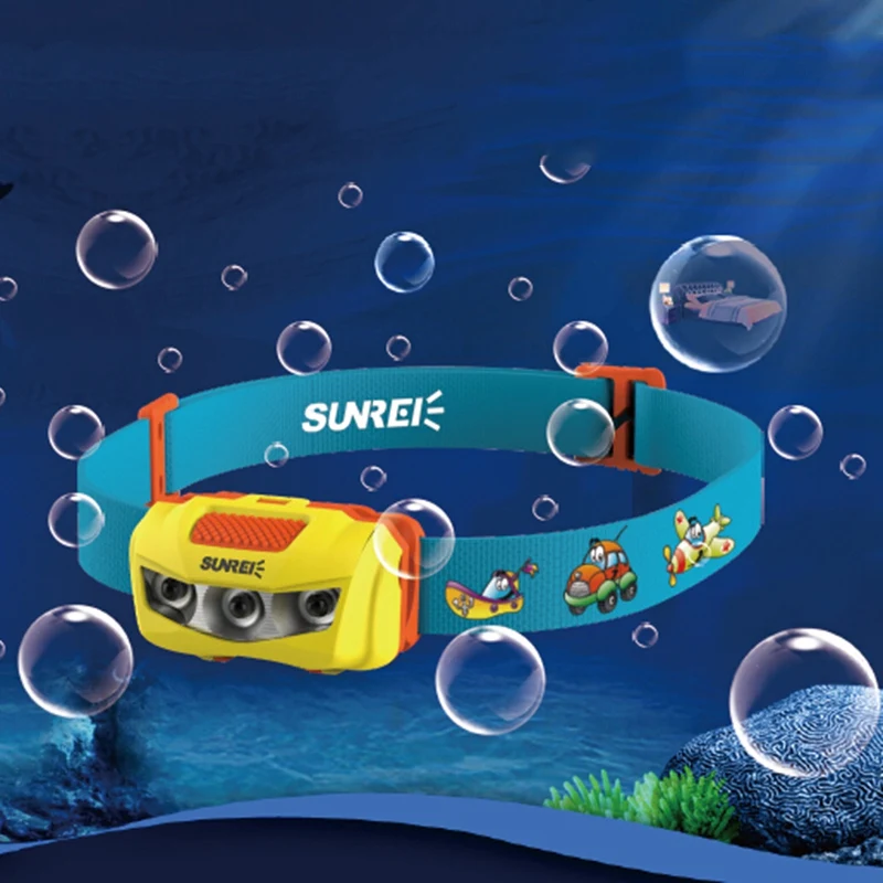 Новый SUNREE BEBE дети/Дети IPX6 головной светильник лампа | Лампы и освещение