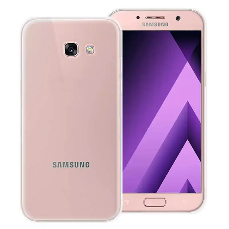 Clear Transparent Cover 360 Case For Samsung Galaxy S8 Note 4 Phone Protective A8 Plus A7 A5 A3 s8 |