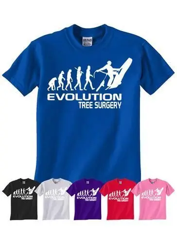 

Evolution Of Tree Surgery Mens T-Shirt Gift More Size and Colors-A139