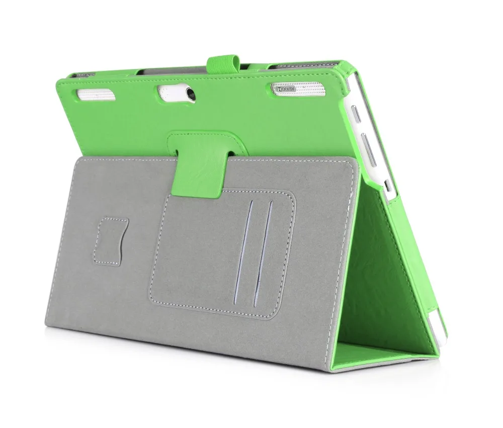 Кожаный чехол подставка из воловьей кожи с ремешком на руку для Lenovo Tab3 10|tab 2 a10-30|tab