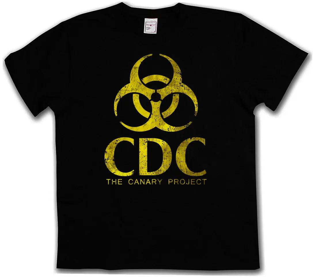 Канарские проект футболка CDC Biohazard логотип вампира ТВ деформации Лидер продаж 2018