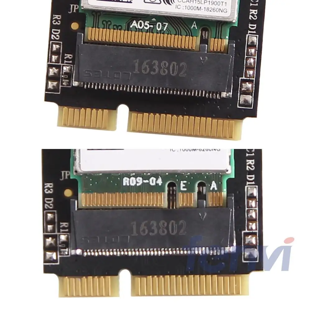 M.2 NGFF на мини разъем pci е (PCIe + USB) Адаптер для Intel 9260AC 8265NGW беспроводной Блютуз Wlan Card