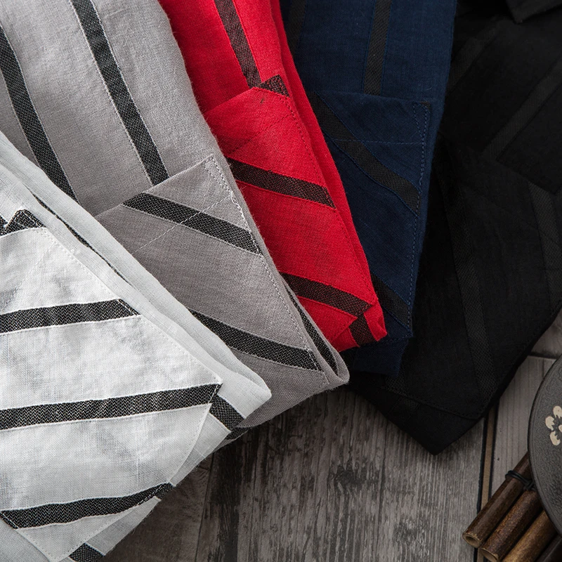 

Men's Striped Long Sleeve Shirt classic style high quality Business Casual shirt Brand clothes