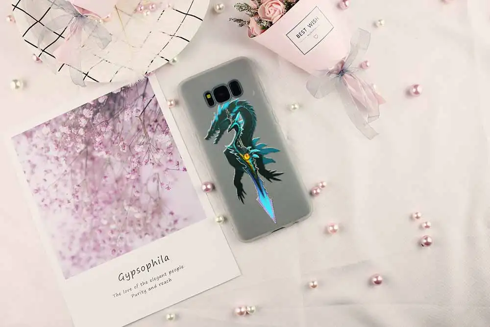 Чехол для телефона с изображением монстра Хантера Samsung Galaxy S8 S9 S10 S20 S21 Plus Uitra Lite Ultra