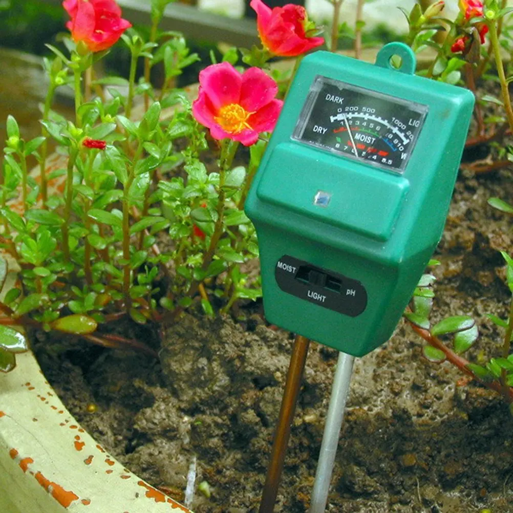 

3 in 1 Ph value measuring instrument and moisture meter for potting soil