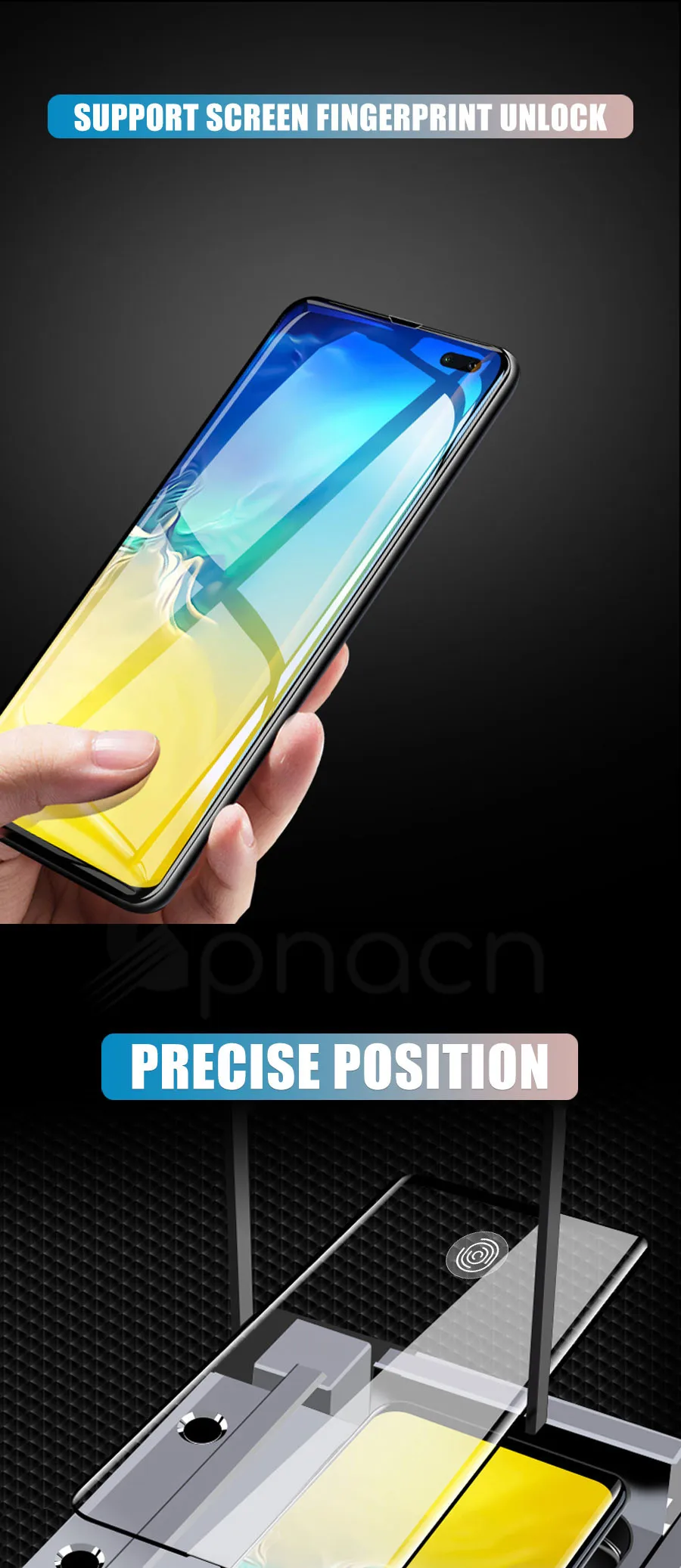 30D Защитное стекло для samsung Galaxy S10 S9 S8 Plus S10e Note 8 9 S7 Edge, закаленное защитное стекло, чехол