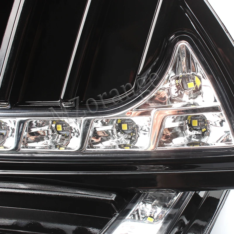 MZORANGE для Ford Focus 3 MK3 2012 2013 DRL дневные ходовые огни Светодиодный дневной противотуманный фонарь Водонепроницаемый затемняющий стиль реле