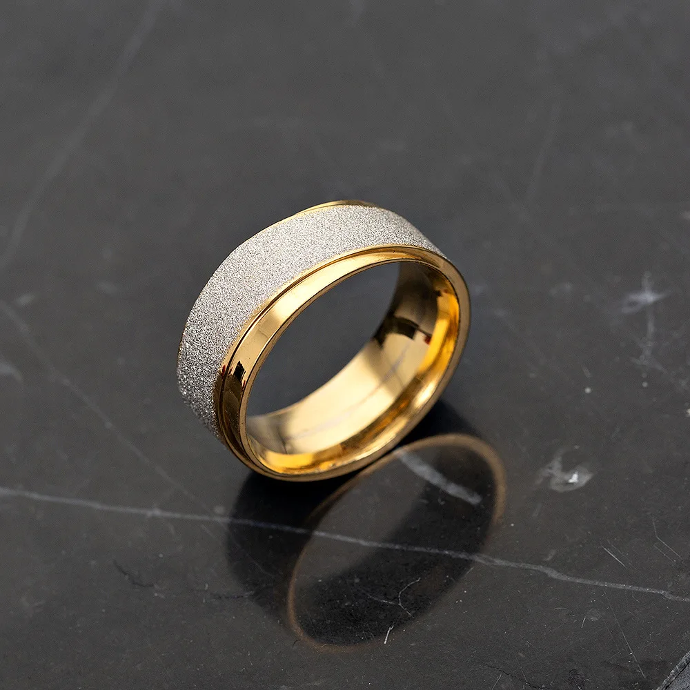 Мужское Винтажное кольцо из нержавеющей стали 316L обручальное Ms. Simple ювелирное