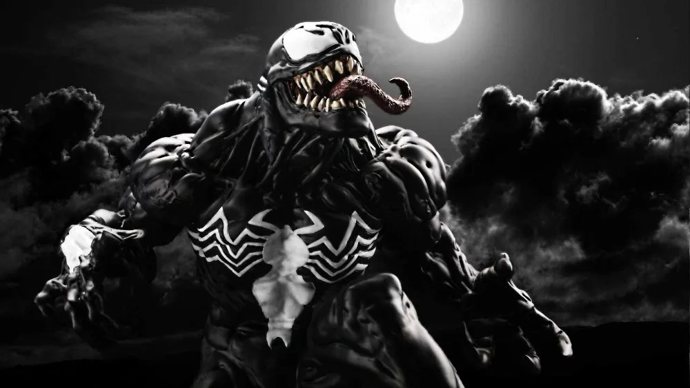 XCOSER Venom перчатки для косплея реквизит для костюма черные эмульсионные перчатки один размер для большинства людей Косплей Костюм для Хэллоуина