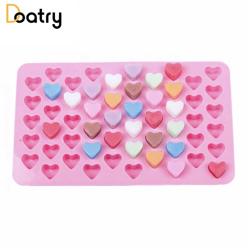 Силиконовая мини форма для торта Doatry 55 отверстий шоколада Fondant желе печенья кексы