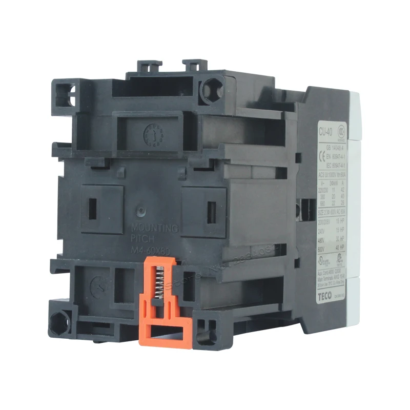 40A 50/60 Гц Ui1000V контактор переменного тока AC24V 380V 220V 110V напряжение катушки CU 40 3NO1NO1NC