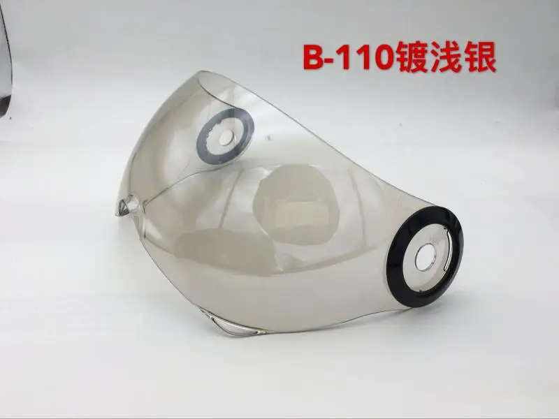 B-110 silver light BEON B-110 B-110A B-110B мотоциклетный шлем козырек объектив PC материал шлем зеркало Женский шлем, защищающий от УФ излучения объектив - Цвет: B-110 silver light