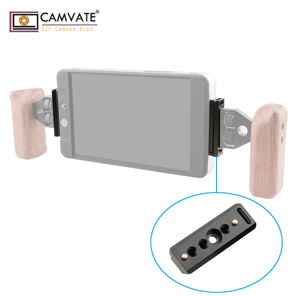 Trilho de Segurança Parafuso para Smallhd 58mm de Comprimento com 1 Camvate Liberação Rápida Nato 4 -20 700 Monitor 701 Lite 702 Brilhante –