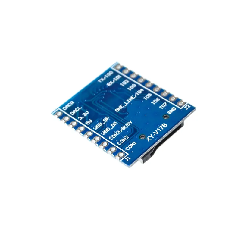 Последовательный порт управления голосовой модуль MCU IO SD/TF карты MP3