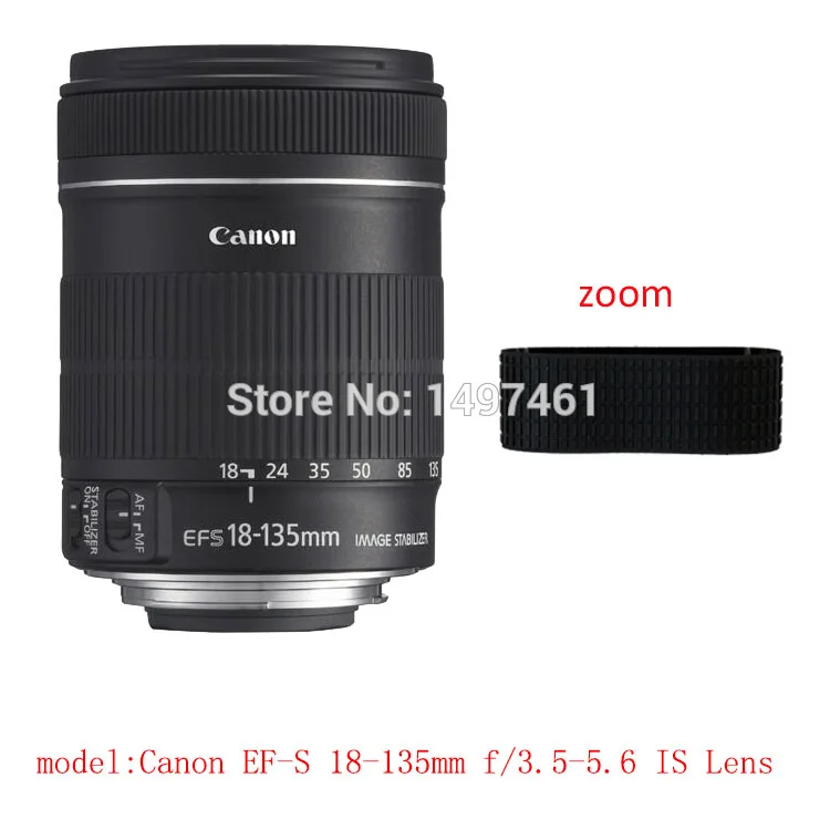 Зум объектив резиновое кольцо/резиновая ручка ремонт succdaneum для Canon EF S 18 135 мм f/3 5 6