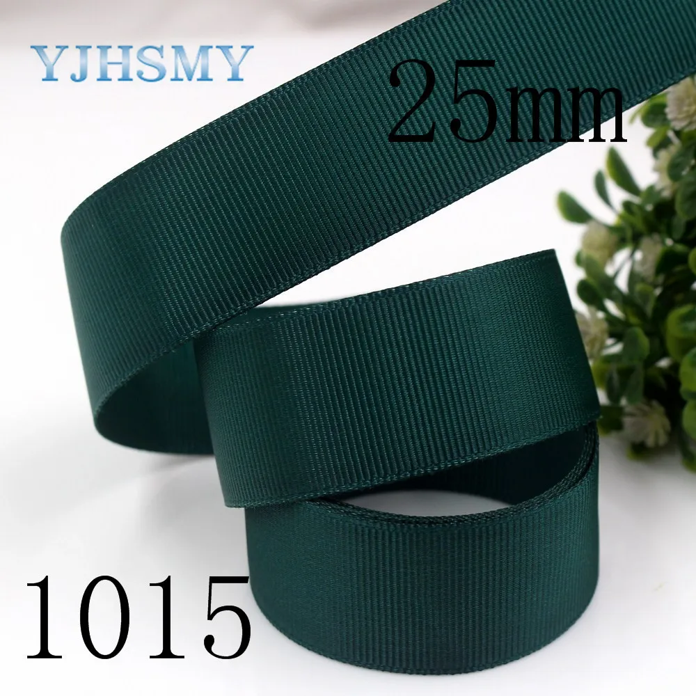 YJHSMY J-18825-L16mm 16/20 мм 10 ярдов однотонные ленты термопечать grosgrain Свадебные