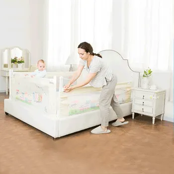 Baby Bed Rail Baby Bed Safety Guardrail Upgrade Cot Playpen Security For Children Bed Fence Fit For All Type Bed