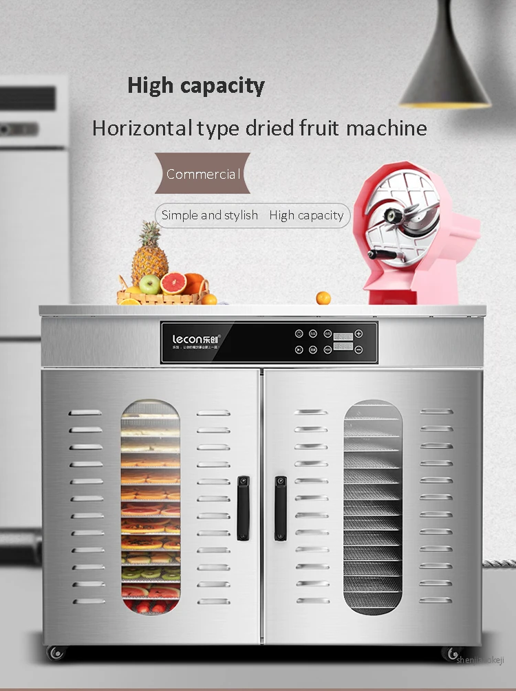 32-layers Commercial Food Dehydrator Drying fruit machine household vegetables& fruits dehydration machine fruit dryer 220v