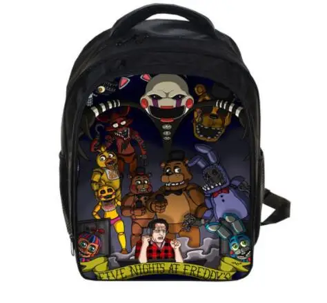 13 дюймов Дети Пять ночей на Фредди рюкзаки аниме FNAF рюкзак мальчики девочки