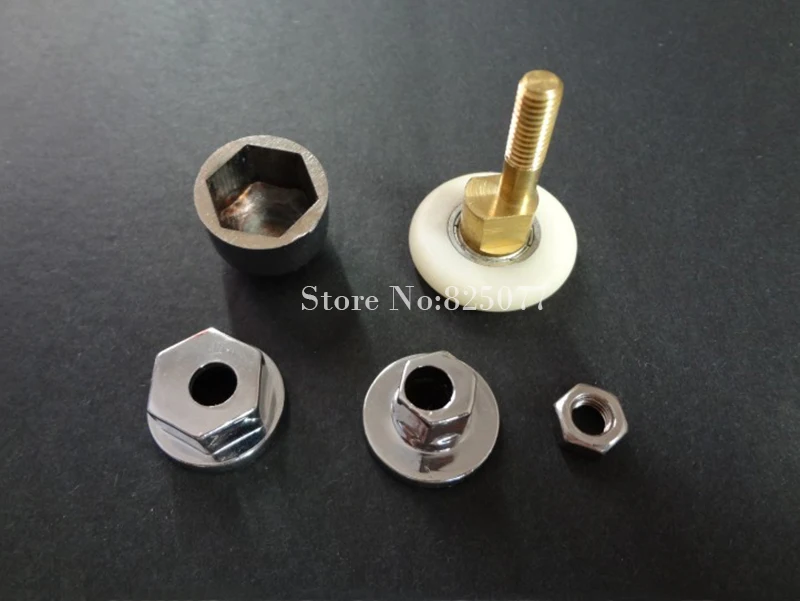 Запчасти для ванной шкив душевой комнаты ролик подвесной из меди + нейлона