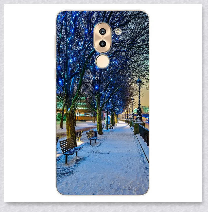 street Для Fundas huawei Honor 6x чехол s Высокое качество Модный Принт мягкий Силиконовый ТПУ задняя крышка чехол для Honor 6 x Honor6x чехол для телефона - Цвет: street