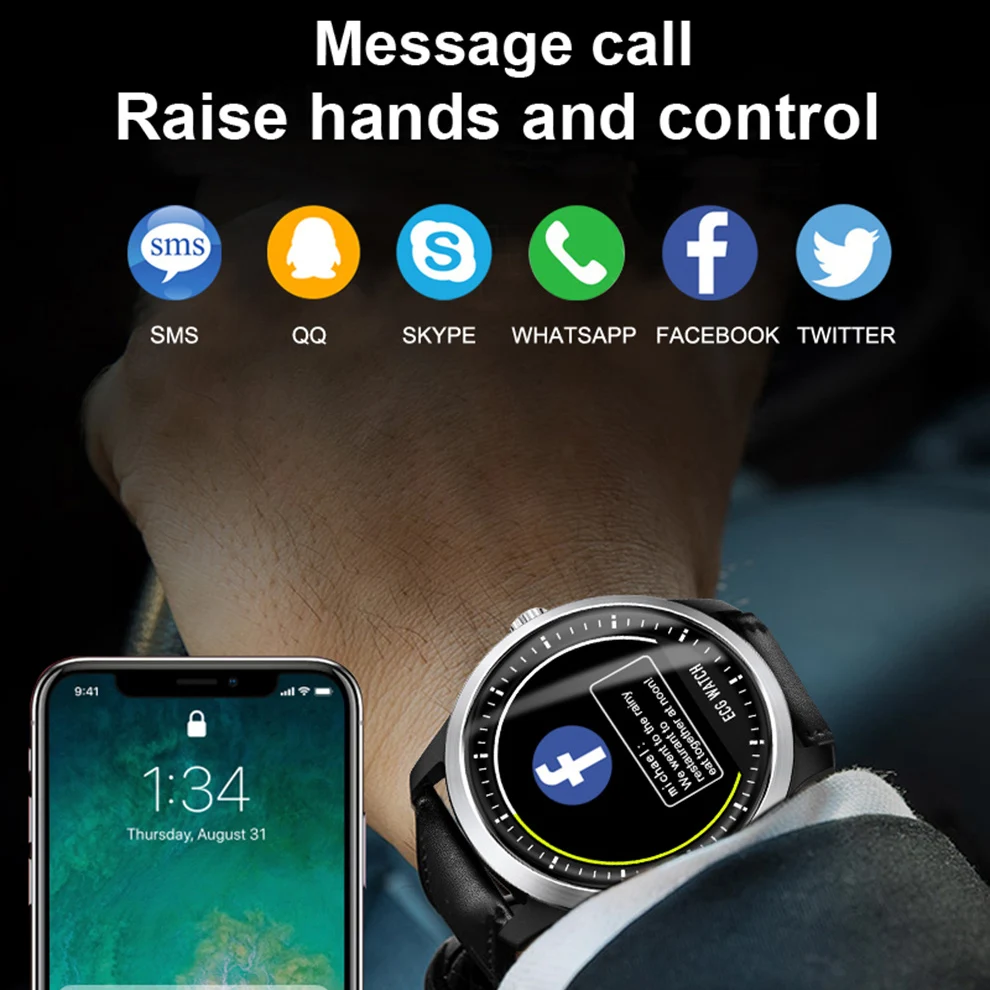 Смарт-часы SeenDa ECG PPG с электрокардиографическим дисплеем Холтер пульсометр