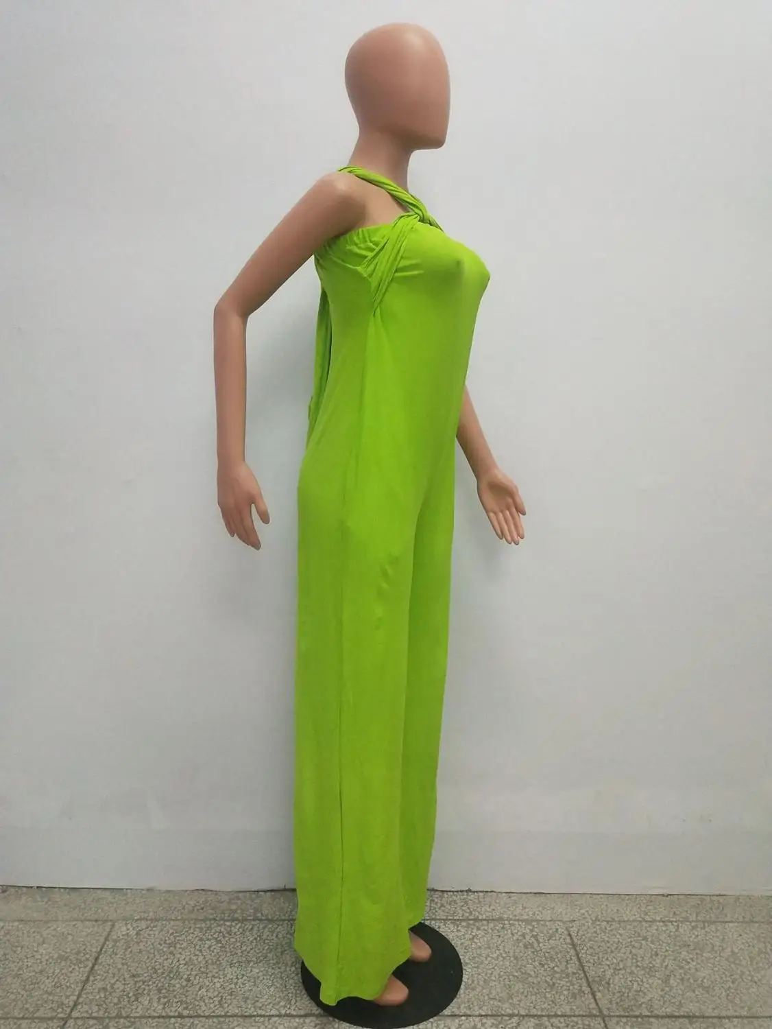 Casual Solid Off Shoulder Jumpsuit Women Sexy Slash Neck Lace Up Bandage Long Pants Overalls For Elegant Summer | Женская одежда