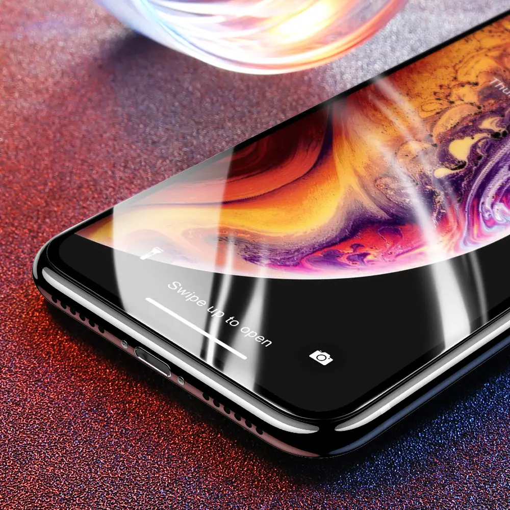 KISSCASE 5D Защитная пленка для переднего экрана iPhone 11 Pro Max 6 6S 7 8 Plus HD из закаленного