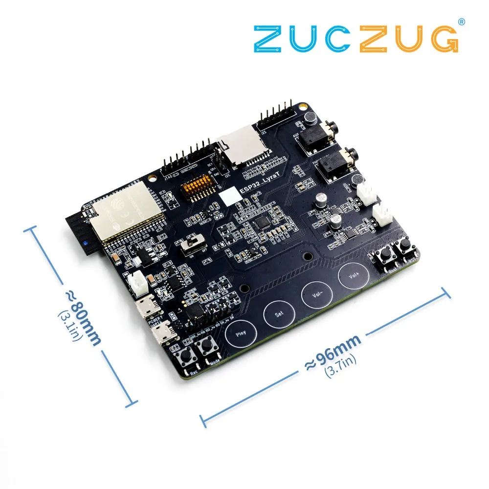 1 шт. x ESP32-LyraT для аудио IC Инструменты разработки кнопок, TFT дисплей и камера поддерживаются ESP32 LyraT ESP32-LyraT