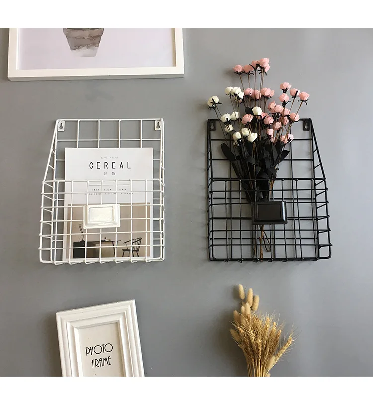 1 шт. Новая современная корзина для газет настенная стойка хранения органайзер JL