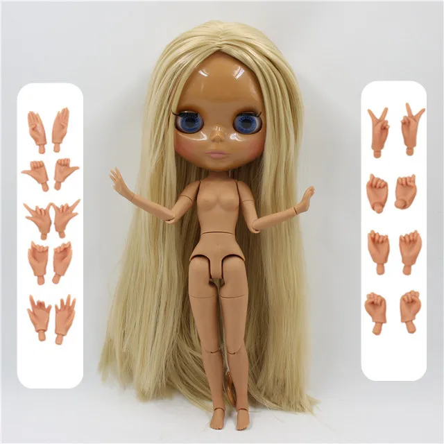 joint doll Ледяная фабрика blyth кукла игрушка BJD кукла без одежды Нормальный/шарнир тела 30 см руки AB в подарок DIY на заказ - Цвет: joint doll