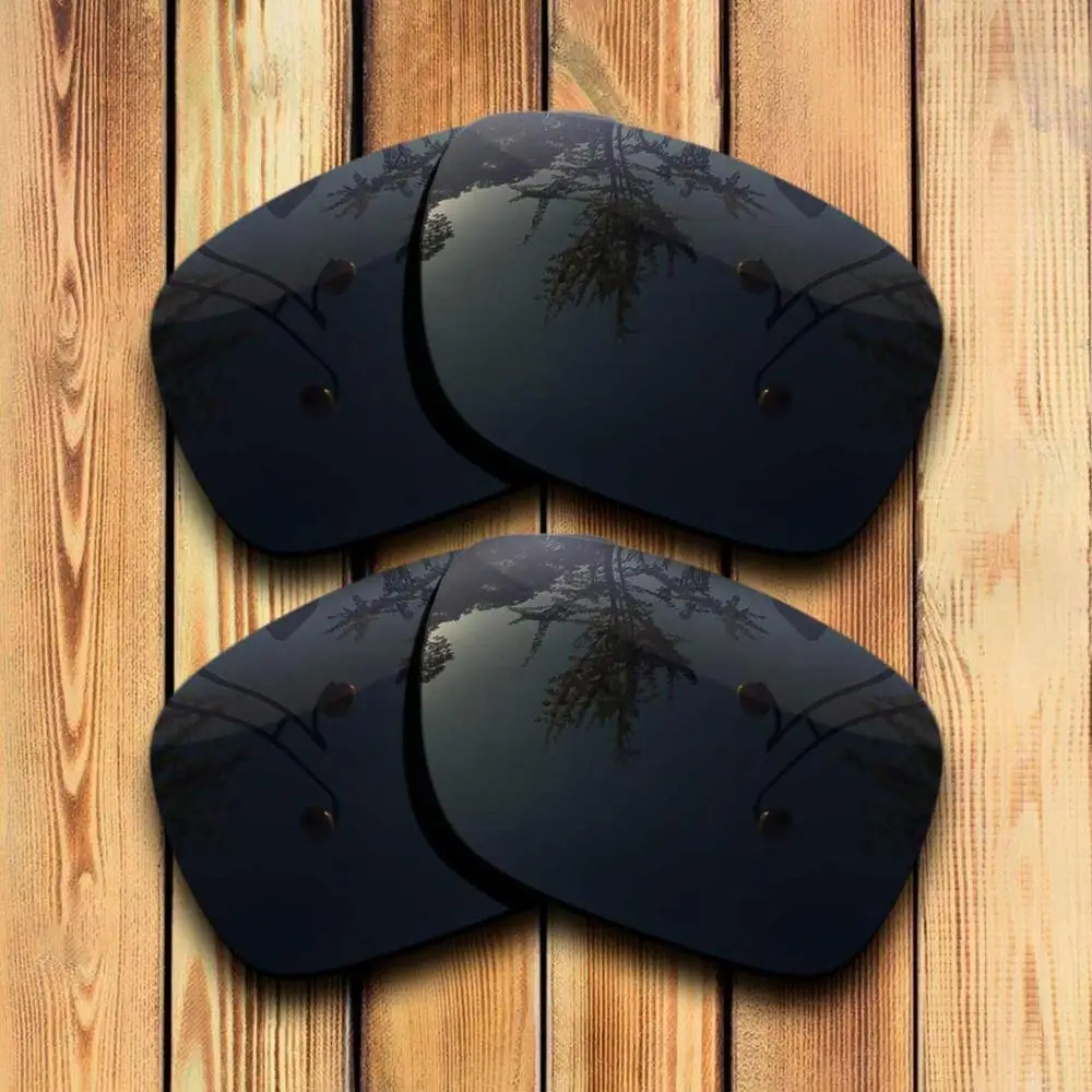 2 Black NO-Polarized 2 пары точно вырезанные поляризованные Сменные линзы для солнцезащитных очков Оукли Холбрук-много цветов - Цвет линз: 2 Black NO-Polarized