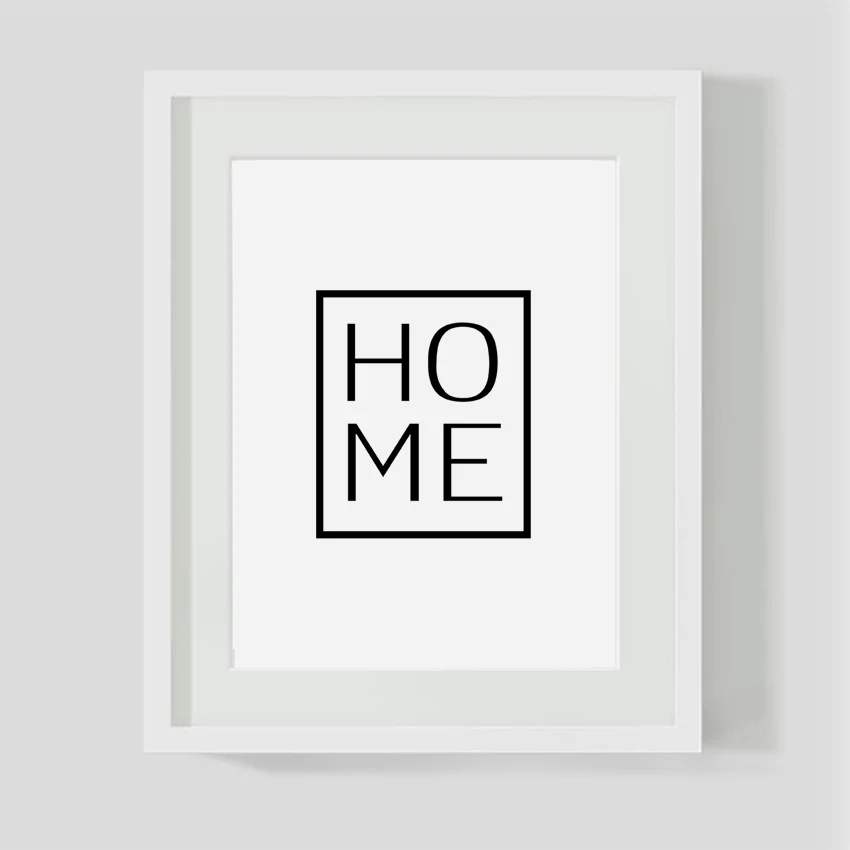 Домашний постер художественный дизайн домашний декор семейный печать холст