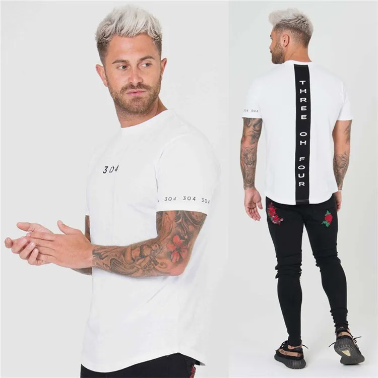2018 Men's Running T-Shirt Gym shirt Short Sleeve Round Neck Leisure Sports Fitness jogging Tops | Спорт и развлечения