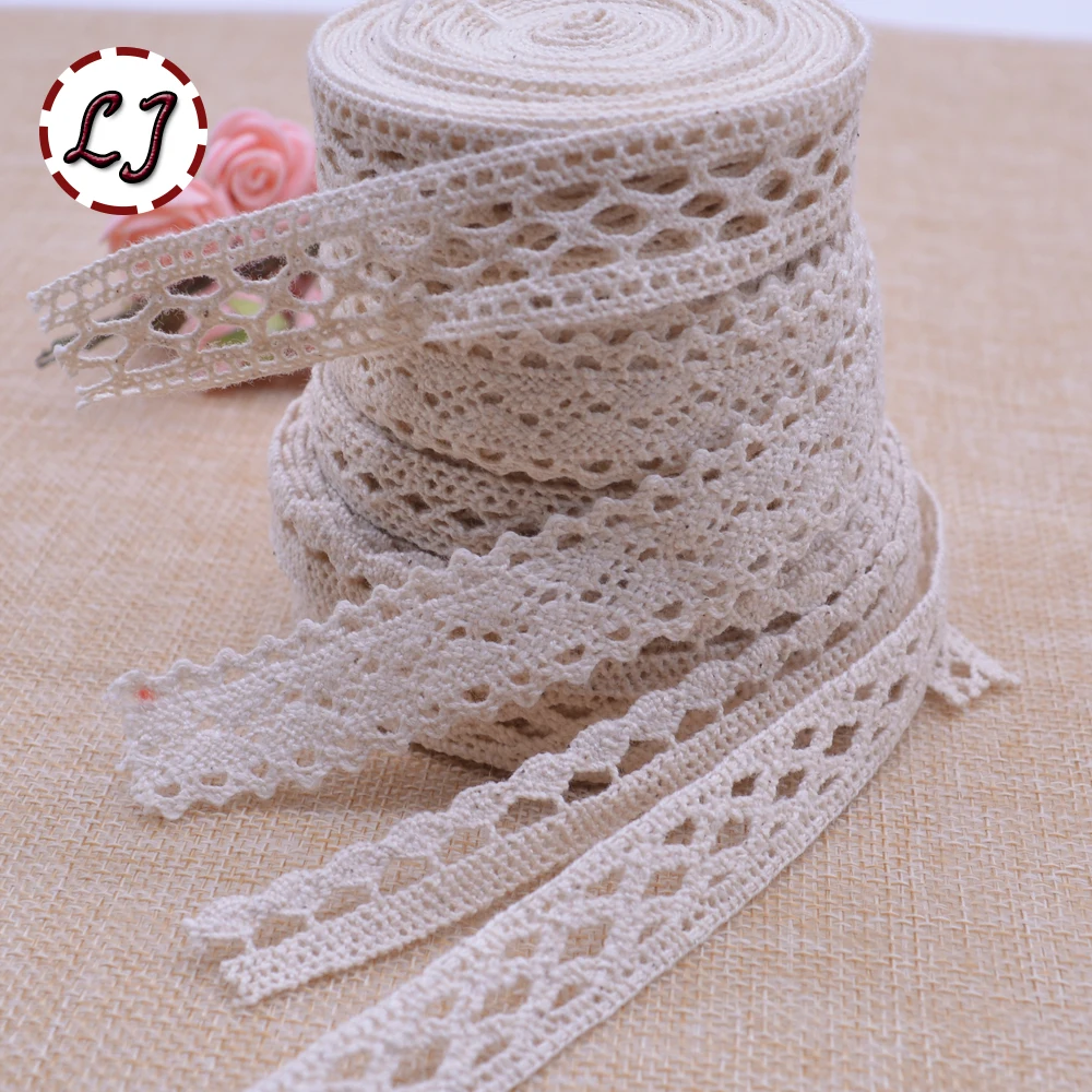 Новинка хит продаж 5yd/Лот высокое качество бежевый дизайн кружевная ткань лента