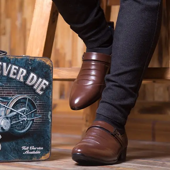 Туфли мужские кожаные деловые лоферы заостренный носок для офиса свадьбы