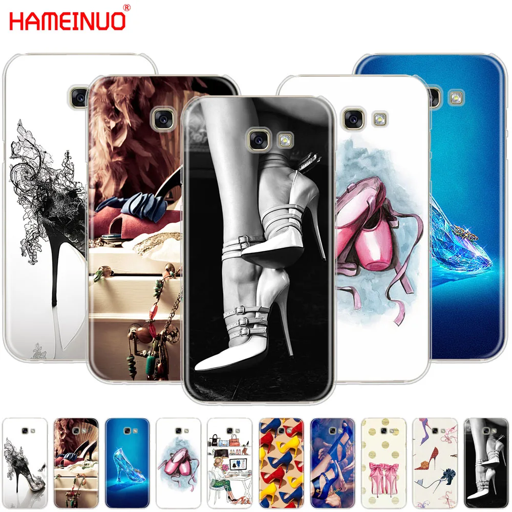 Туфли на высоком каблуке HAMEINUO балетки чехол для мобильного телефона Samsung Galaxy A3 A310